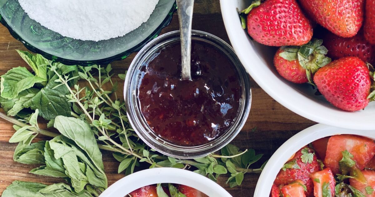 STRAWBERRY OREGANO JAM Chews Wisely Alabama